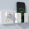 Wall Mounted Mobile Phone Charging Stand Adhesive Wall Shelf Phone TV Remote Control Organizer