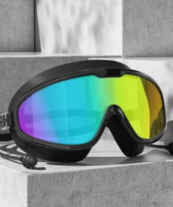 Large frame swimming goggles